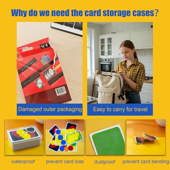 4 Pcs Playing Card Case, Works for 112 Standard UN* Cards And Other Same Or - Image 6