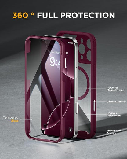 Miracase Magnetic for iPhone 16 Pro Case Full-Body Phone - Image 2
