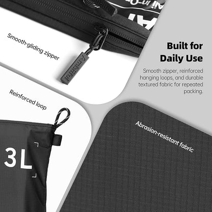 AMBITFUL AP-01 Water-Resistant Organizer Pouch, Ultra-Light Travel Storage Bag - Image 7