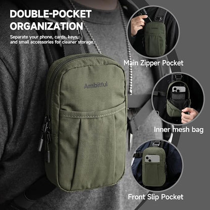 AMBITFUL Compact Sports Camera Bag, Shoulder Strap Storage Case, 3.94 x 1.57 x - Image 6