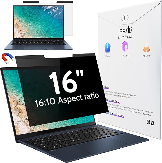 Magnetic Laptop Privacy Screen 16 inch by peslv