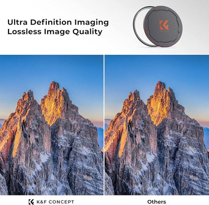 K&F CONCEPT 52mm Magnetic MC UV Lens Protection Filter + Lens Filter Cap - Image 3