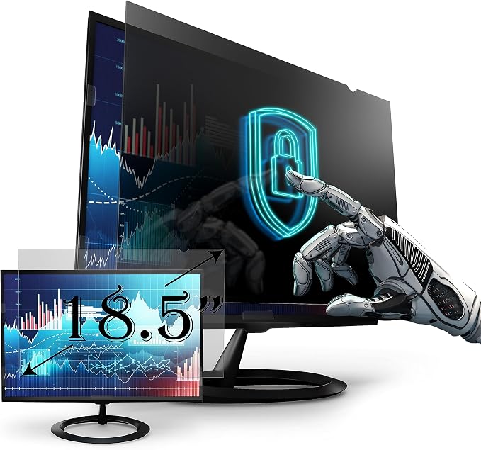 Privacy Screen Filter for 18.5 Inches Desktop Computer Monitor, Aspect Ratio by EZProScreenProtector