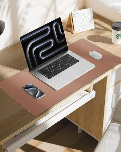 Leather Desk Pad Protector, Mouse Pad, Office Desk Mat, Non-Slip PU Leather - Image 7