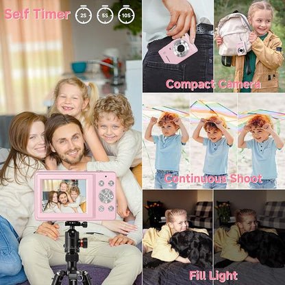 Digital Camera, 44MP Compact Camera, FHD 1080P Point and Shoot Digital Cameras - Image 5