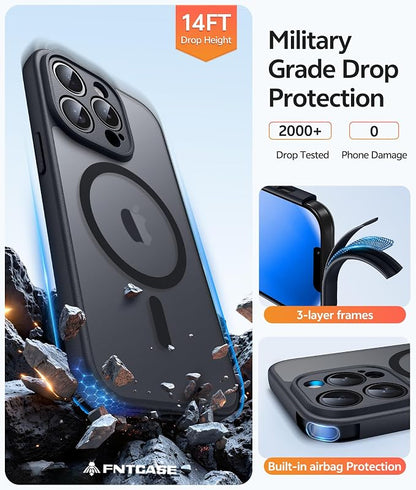 FNTCASE for iPhone 13 Pro Case: Translucent Matte Cases - Image 5