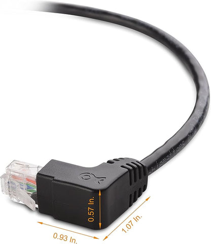 Cable Matters 10Gbps Combo-Pack 90 Degree Cat 6 Ethernet Cable - 3ft - Image 7