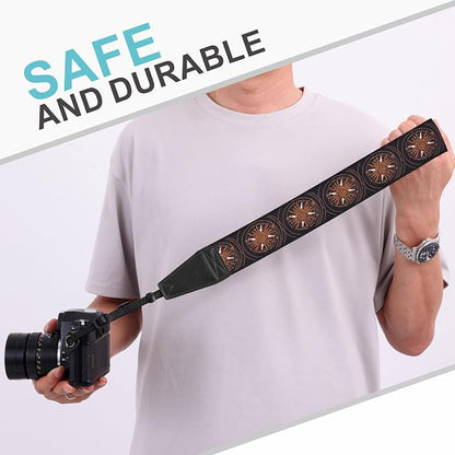 Padwa Lifestyle Brown Sun God Camera Strap - Image 4