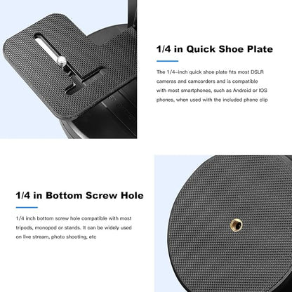 Soonpho M2 Motorized Rotating Panoramic Tripod Head - Image 7