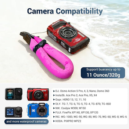 JJC Waterproof Camera Floating Wrist Strap - Image 3