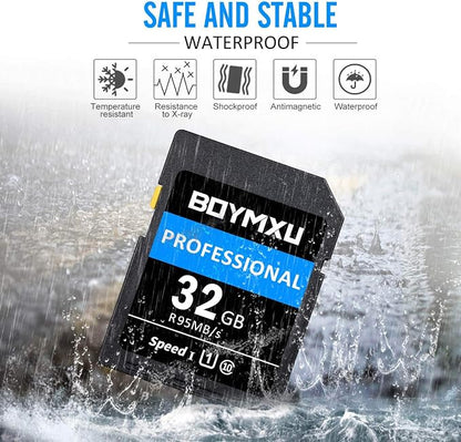 32GB Memory Card, BOYMXU Professional 1000 x Class 10 UHS-I U3 Card Compatible - Image 6