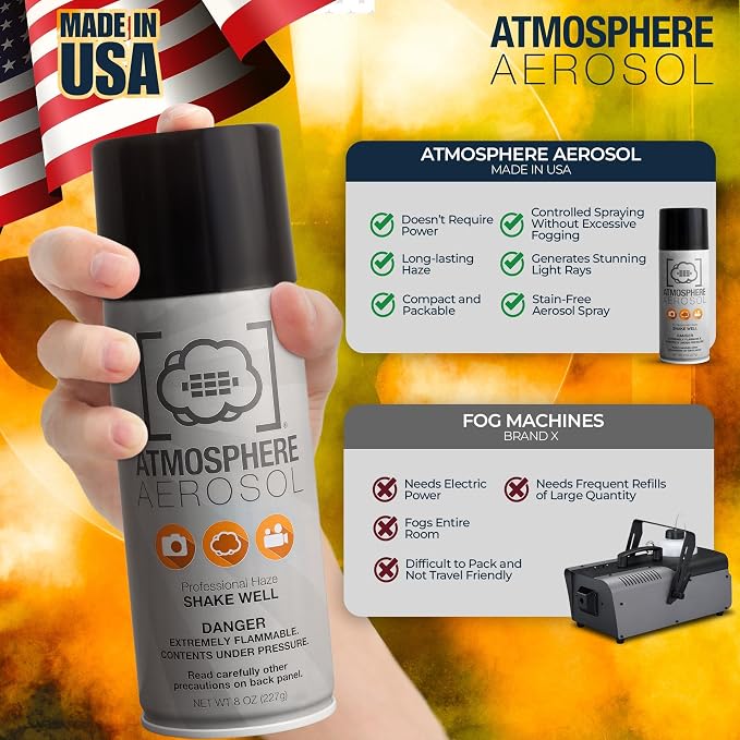 10 Pack Atmosphere Aerosol Haze/Fog Spray - Image 2