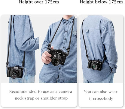 VOVMOEYA Nylon Braided Camera Rope Strap, Camera Neck Shoulder Strap - Image 4