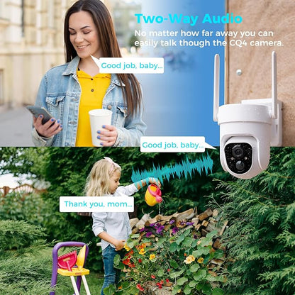 Vicohome 2CQ4 2K AI Solar Security Camera Wireless Outdoor, Battery Powered Cam - Image 6