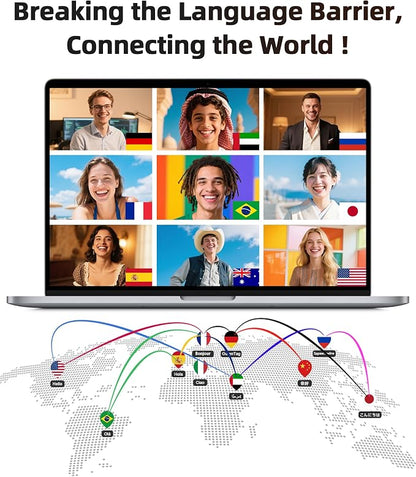 AI Translation Earbuds Real Time 164 Languages Translator Ear Buds 90H Playtime - Image 3