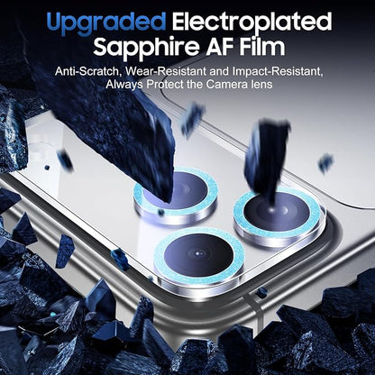 UniqueMe Compatible for 3 Pack iPhone 17 Pro Camera Lens Protector - Image 3