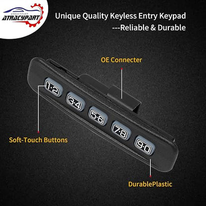 Driver Side Door Keyless Entry Number Keypad Button Actuator | Replacement - Image 4