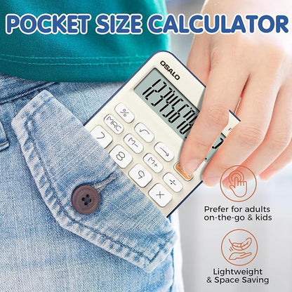 Pendancy Small Desk Calculator Cute, 12 Digit LCD Display, Basic Function - Image 6