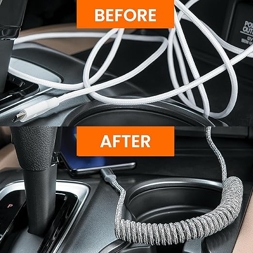 Ventev - Helix 3ft Expandable iPhone Cable | Fast Charging USB C to Apple - Image 3