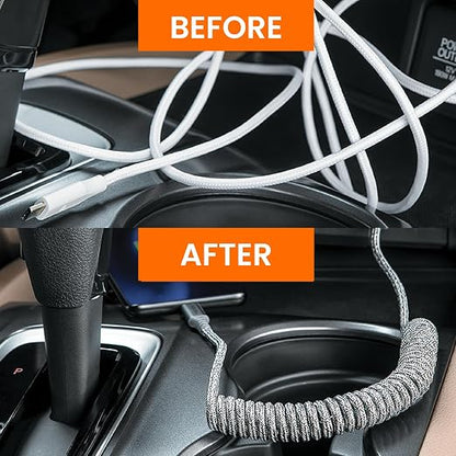 Ventev Helix 14 in Expandable iPhone Cable | Fast Charging USB-A to Lightning - Image 4