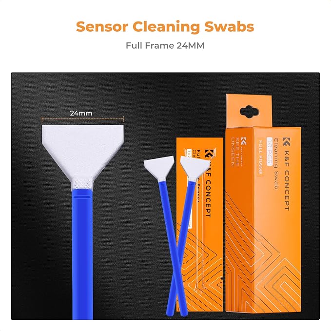 K&F Concept 10 Pack Full-Frame Sensors Cleaning Swabs, DSLR SLR Digital Camera - Image 2
