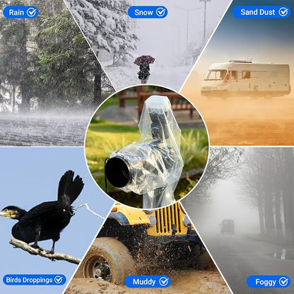 2 Pack 18" Long Camera Rain Cover - Image 8