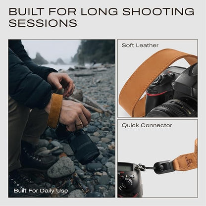 C Coiro Leather Camera Wrist Strap - Image 2
