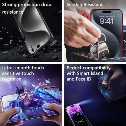 2 Pack Matte Screen Protector for iPhone 11 Pro and iPhone xs and iPhone x - Image 7