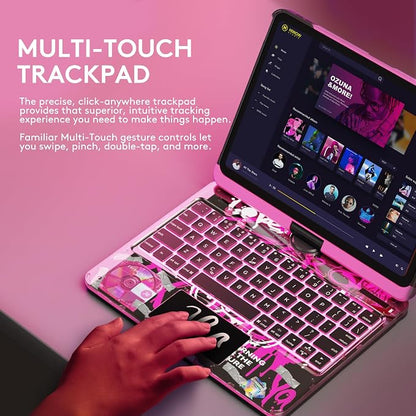 GUSGU Transparent Case with Wireless Keyboard only - Image 6