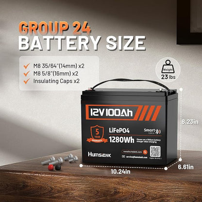 12V 100Ah LiFePO4 Lithium Battery - Image 5