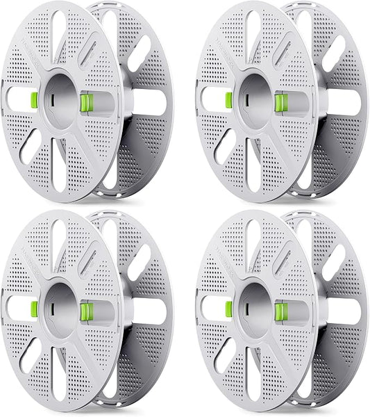 Quick-Swap Reusable Spool for Refill Filament, Two-Finger Press Design by MarsWork