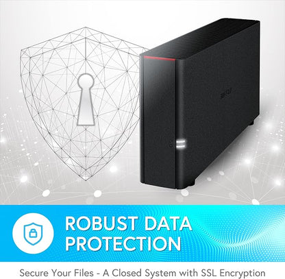 BUFFALO LinkStation 210 6TB 1-Bay NAS Network Attached Storage - Image 6