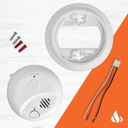 First Alert BRK Smoke Alarm, Interconnect Hardwire Detector - Image 3