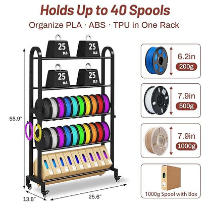 3D Printer Filament Storage Rack - Image 2