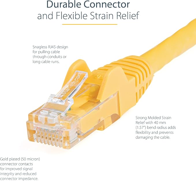 StarTech 6ft CAT6 Ethernet Cable - Image 3