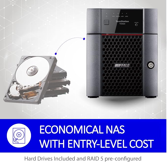 BUFFALO TeraStation Essentials 4-Bay Value-Focused Desktop NAS 24TB - Image 7