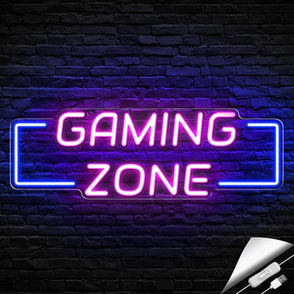 Kavaas Game Zone Neon Signs for Gaming Room Decor by Kavaas