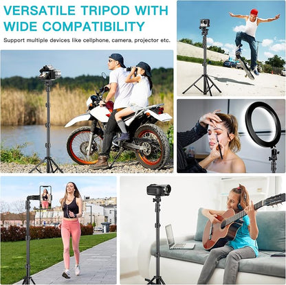 74" Flexible Phone Tripod, Tall Cell Phone Tripod - Image 7