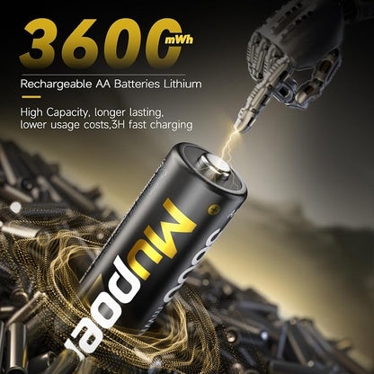 Rechargeable AA Batteries Lithium - Image 5