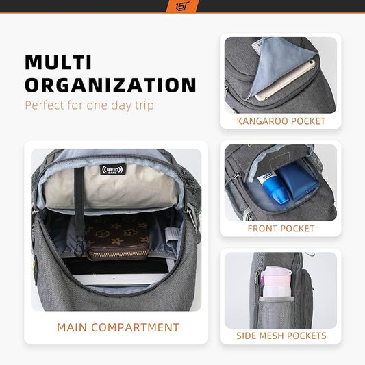 SKYSPER Sling Bag RFID Crossbody Sling Backpack Cross Body Shoulder Bag Travel - Image 2