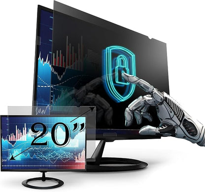 Premium Privacy Screen Filter for 20 Inches Desktop Computer Monitor. Screen by EZProScreenProtector