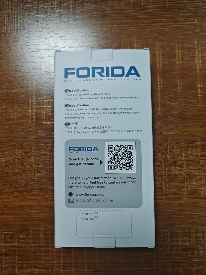 FORIDA USB C Hub-8 Port USB HUB - Image 10
