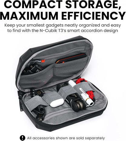 NANUK N-Cubik T3 Camera Bag Insert – Water-Resistant Hard-Shell Pouch – - Image 2