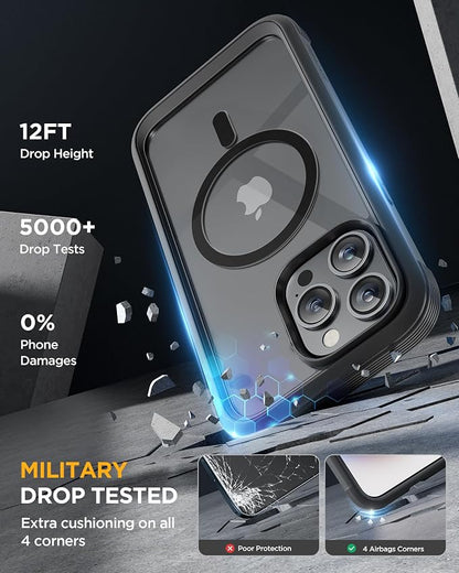 Miracase Magnetic for iPhone 12 Pro Max Case Full-Body Phone case - Image 4