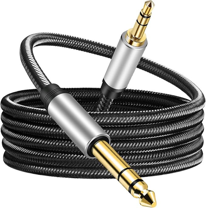 3.5 mm to 6.35 mm Audio Cable 10Ft, Amplifiers by Unknown