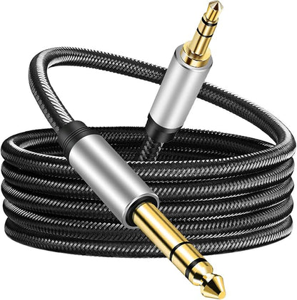 3.5 mm to 6.35 mm Audio Cable 10Ft, Amplifiers by Unknown