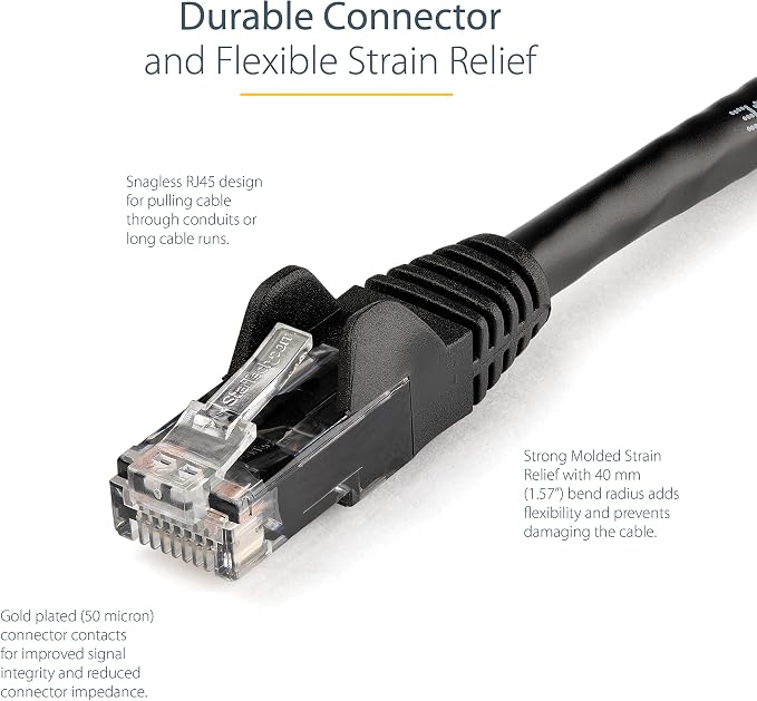 StarTech.com 6 ft. CAT6 Ethernet Cable - Image 3
