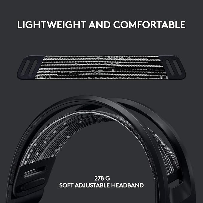 Logitech G733 Lightspeed Wireless Gaming Headset, Suspension Headband, - Image 2