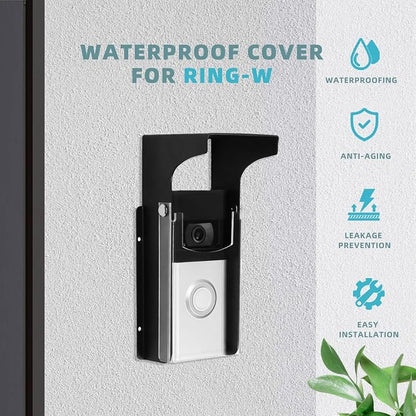 "Black Doorbell Rain Cover - Image 5