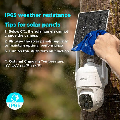 Vicohome 3CQ1 AI 2K Solar Security Camera Wireless Outdoor, Battery Powered - Image 7